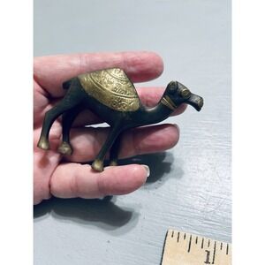 Camel Collectible Miniature  Decorative Metal And Bronze Camel
